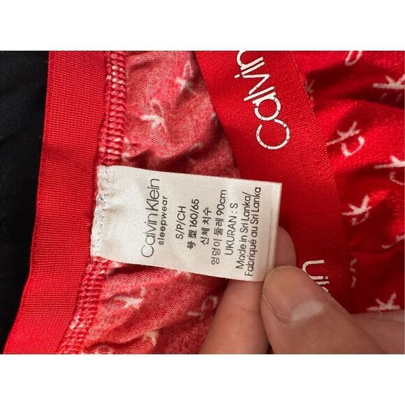 Calvin Klein red pajama pants size small - Picture 3 of 11